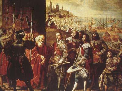 Diego Velazquez Deliverance of Genoa by the Second Marquis of Santa Cruz (df01) china oil painting image